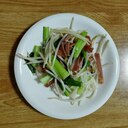 焼豚と野菜の炒め物